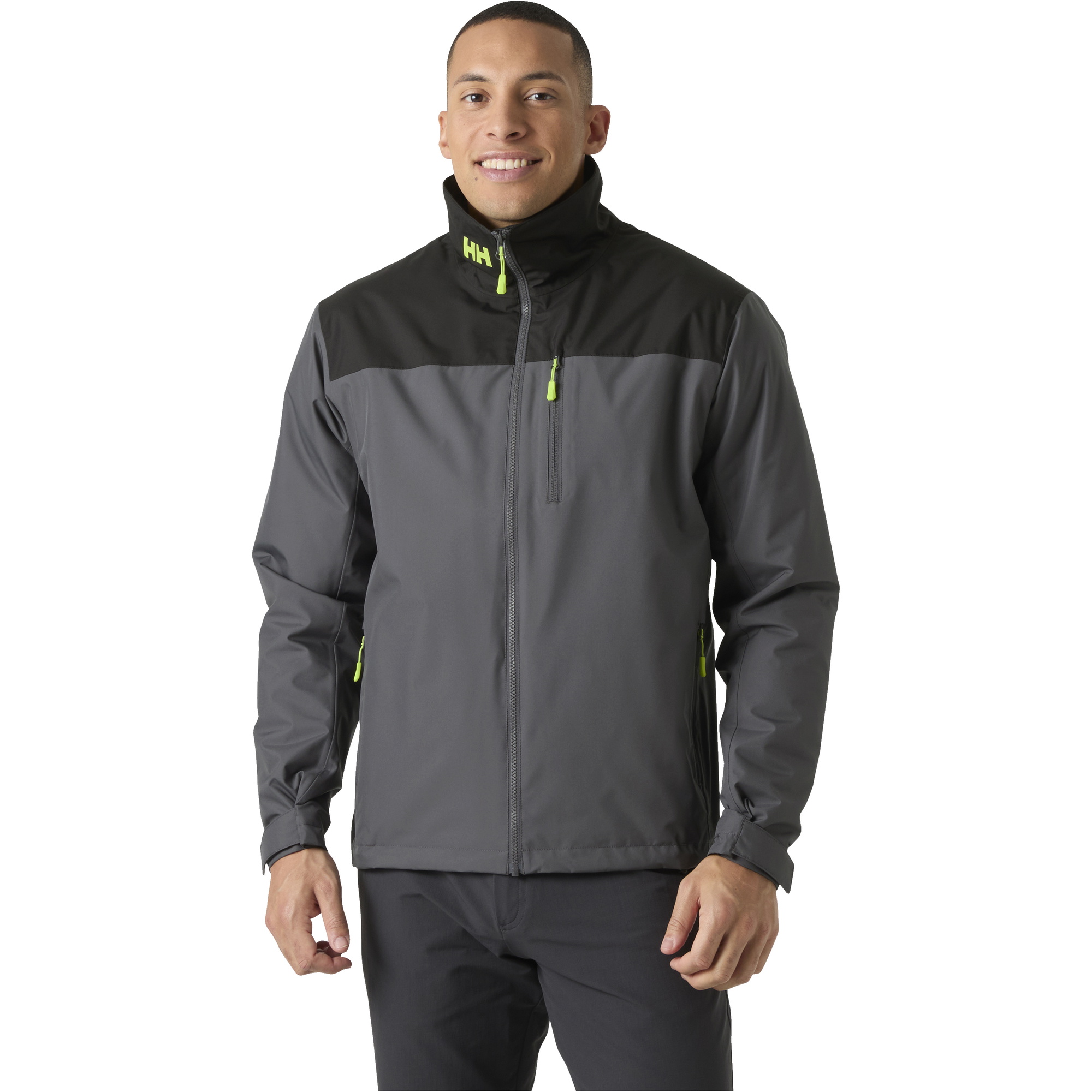 2026 Helly Hansen Mens Crew Midlayer Jacket 2 34444 - Thunder Grey